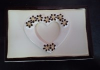 Zápalky krbové - srdce světlé